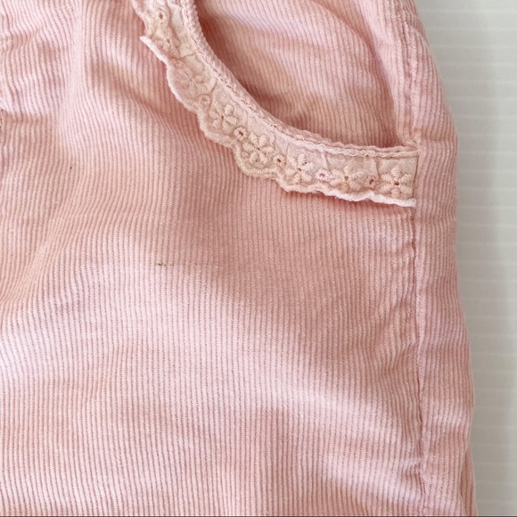 3 x bundle Girls size 0 lined cozy corduroy pants with long sleeve tops t-shirts - Picture 10 of 13